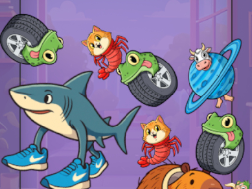 Brainrot Merge Drop Puzzles Brainrot game thumbnail on Brainrot Games