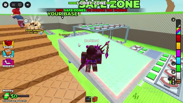 Climb Worm Tower base area and tower entrance