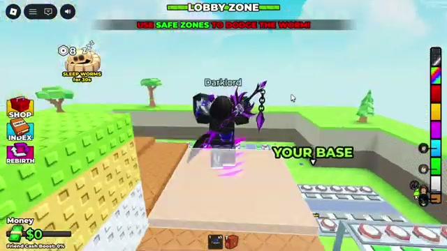 Climb Worm Tower platform jumping parkour