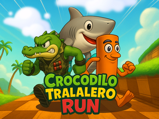 Crocodilo Tralalero Run Brainrot game thumbnail on Brainrot Games